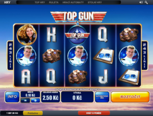 Hraj vyherní automat TOP GUN zdarma online